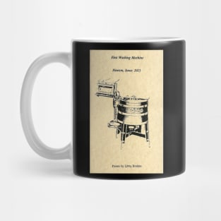 First Washing Machine: Newton, Iowa: 1915 by Libby Brahms Mug